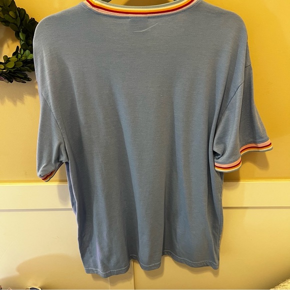 Jadelynn Brooke Blue Castle Short Sleeve T Disney Characters Rainbow Rin… - Picture 2 of 5